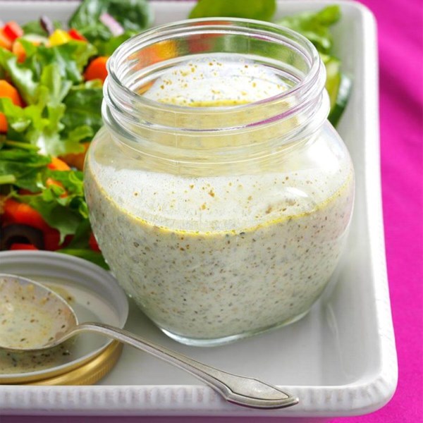 Pesto buttermilk dressing