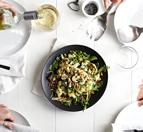 Pesto cauliflower & potato salad