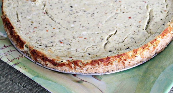 Pesto cheesecake