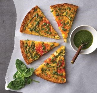 Pesto farinata