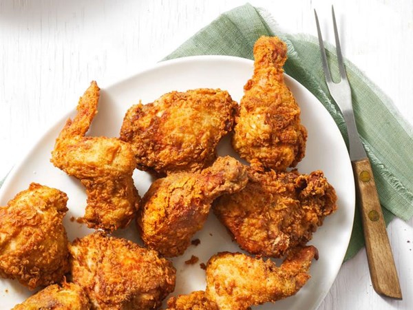 Pesto fried chicken