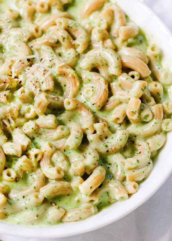 Pesto Havarti mac and cheese