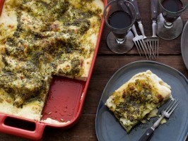 Pesto lasagne