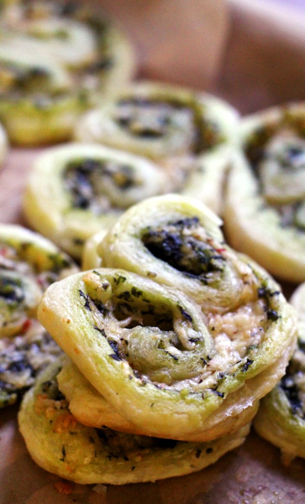 Pesto palmiers