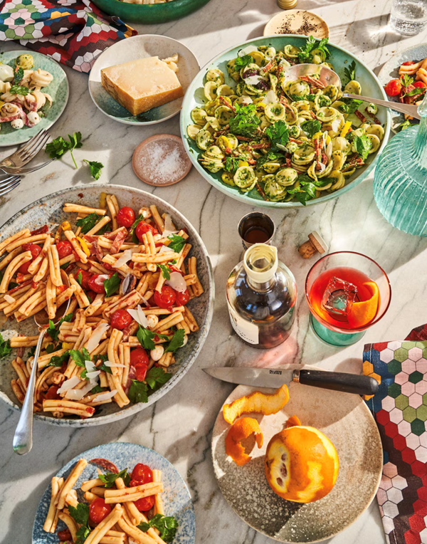 Pesto pasta salad sauce