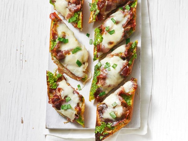 Pesto pizza