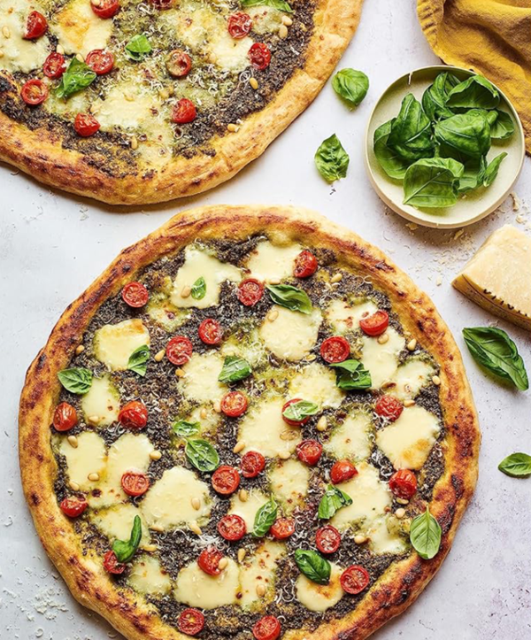 Pesto pizza