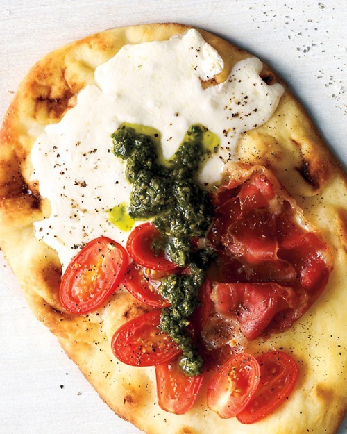 Pesto pizza