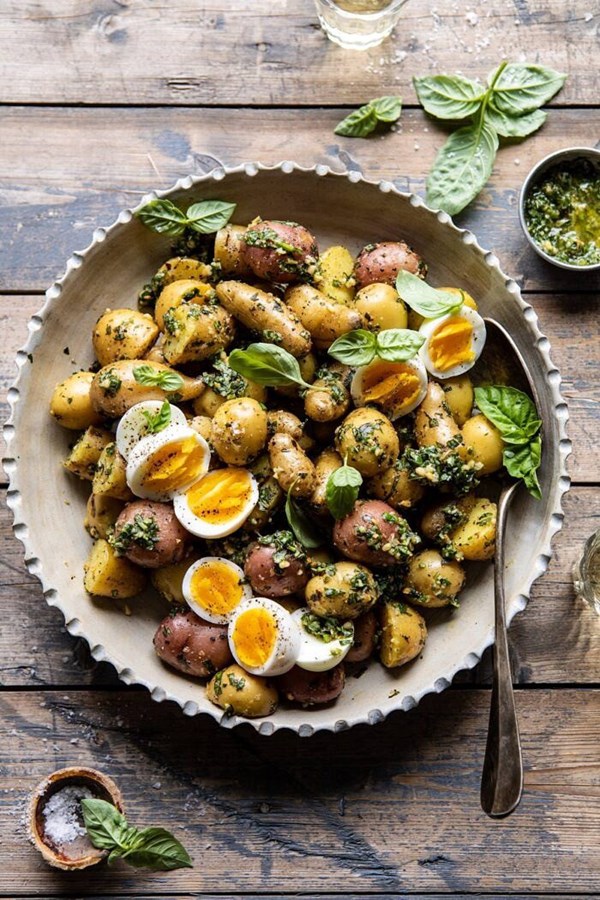 Pesto potato salad