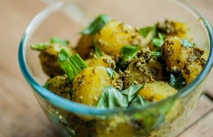 Pesto potatoes 