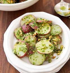 Pesto potatoes