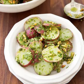 Pesto potatoes