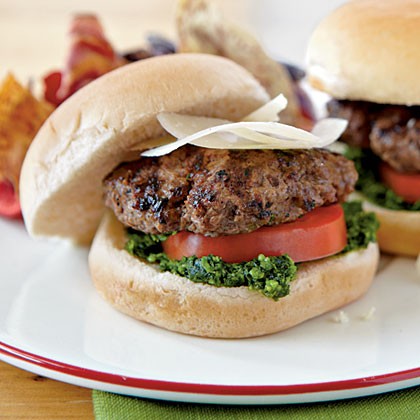 Pesto sliders