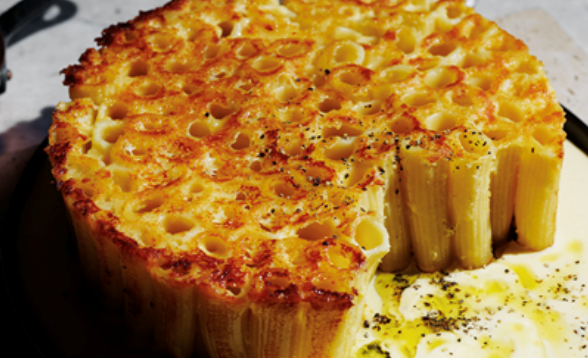 Petit Rouge honeycomb mac and cheese