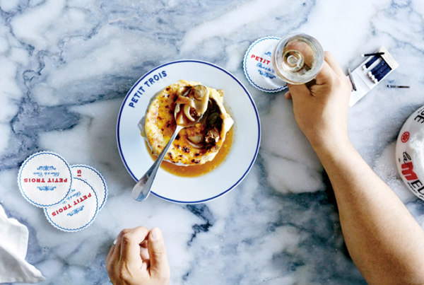 Petit Trois's French onion soup