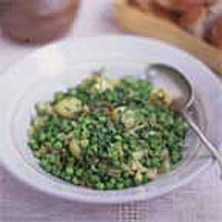 Petits pois with lettuce