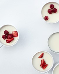 Petits pots à l'absinthe