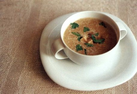 Pheasant and chestnut soup