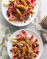 Pheasant and pomegranate salad