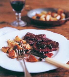 Pheasant with dates and walnuts