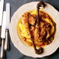 Pheasant with red wine
