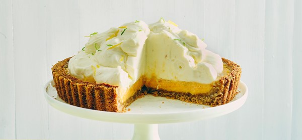 Philadelphia coconut and citrus tart