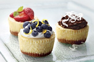 Philadelphia mini cheesecakes