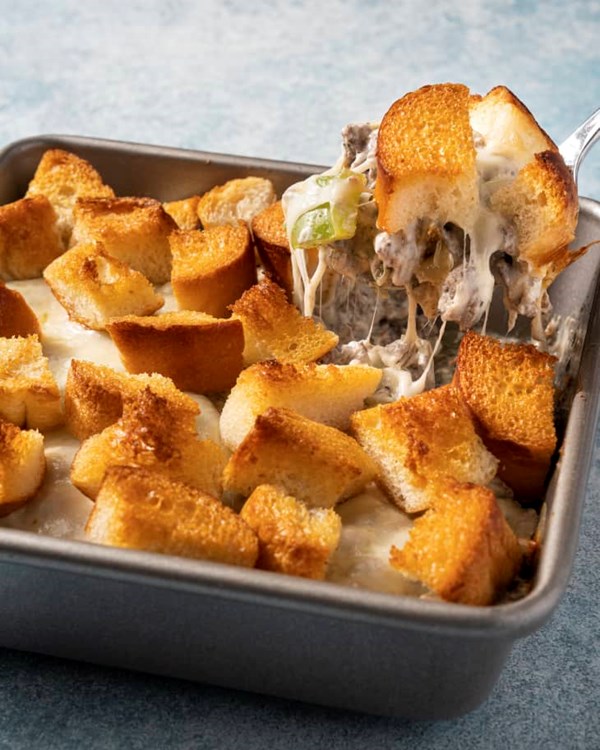 Philly cheesesteak casserole