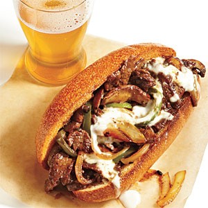 Philly cheesesteaks