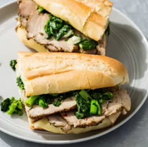 Philly roast pork sandwiches