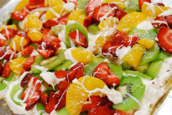 Phyllo fruit tart