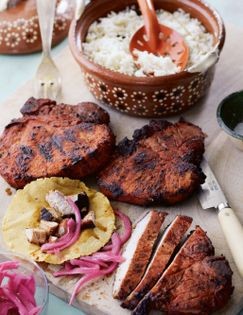 Pibil-style pork chops