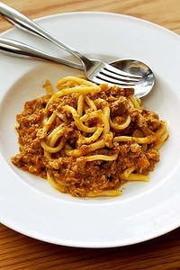 Pici with duck sauce (Pici al sugo d'anatra)
