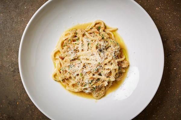 Pici with rabbit ragù