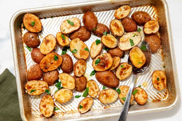 Pickle roasted potatoes