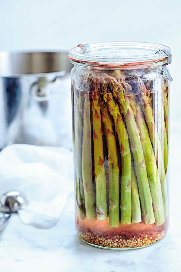 Pickled asparagus