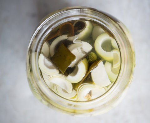 Pickled bamboo