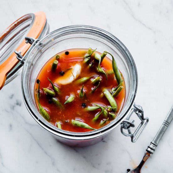 Pickled beans
