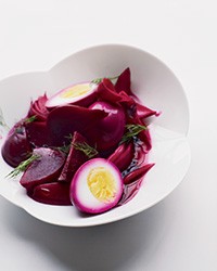 Pickled beets and eggs