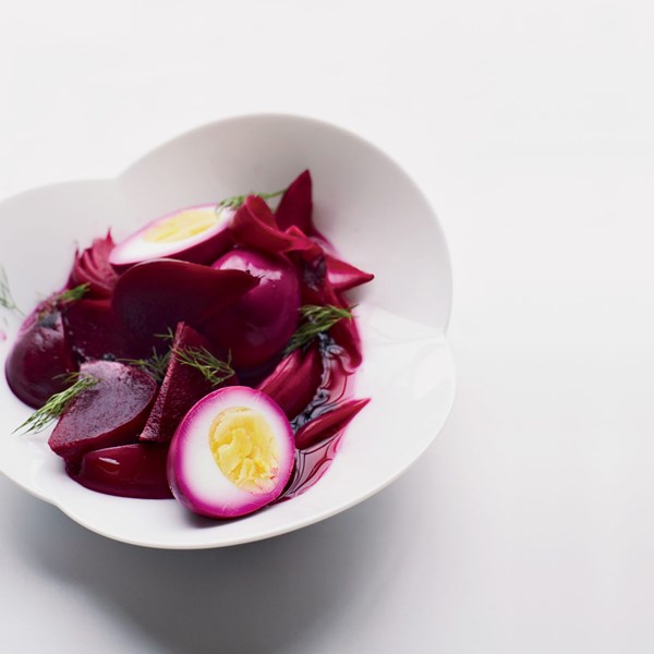 Pickled beets and eggs
