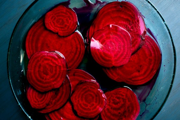 Pickled beets with caraway