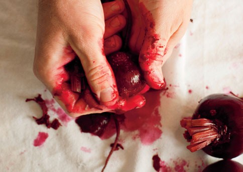 Pickled beets with star anise