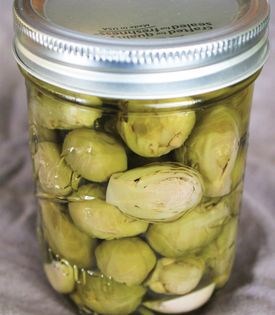 Pickled Brussels sprouts