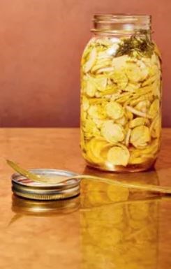 Pickled Brussels sprouts