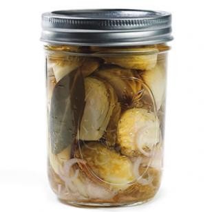 Pickled Brussels sprouts