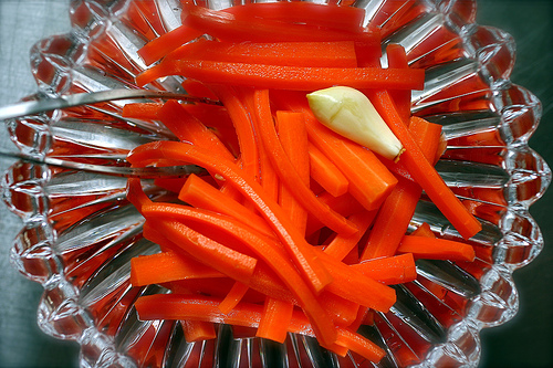 Pickled carrot sticks