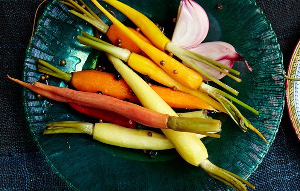 Pickled carrots with tarragon