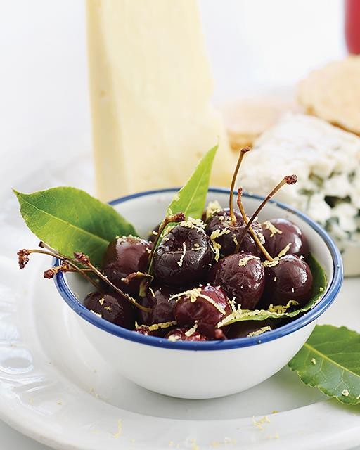 Pickled cherries