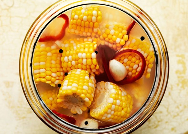 Pickled corn