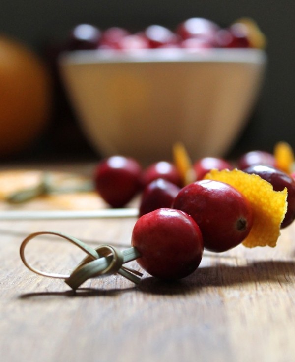 Pickled cranberries